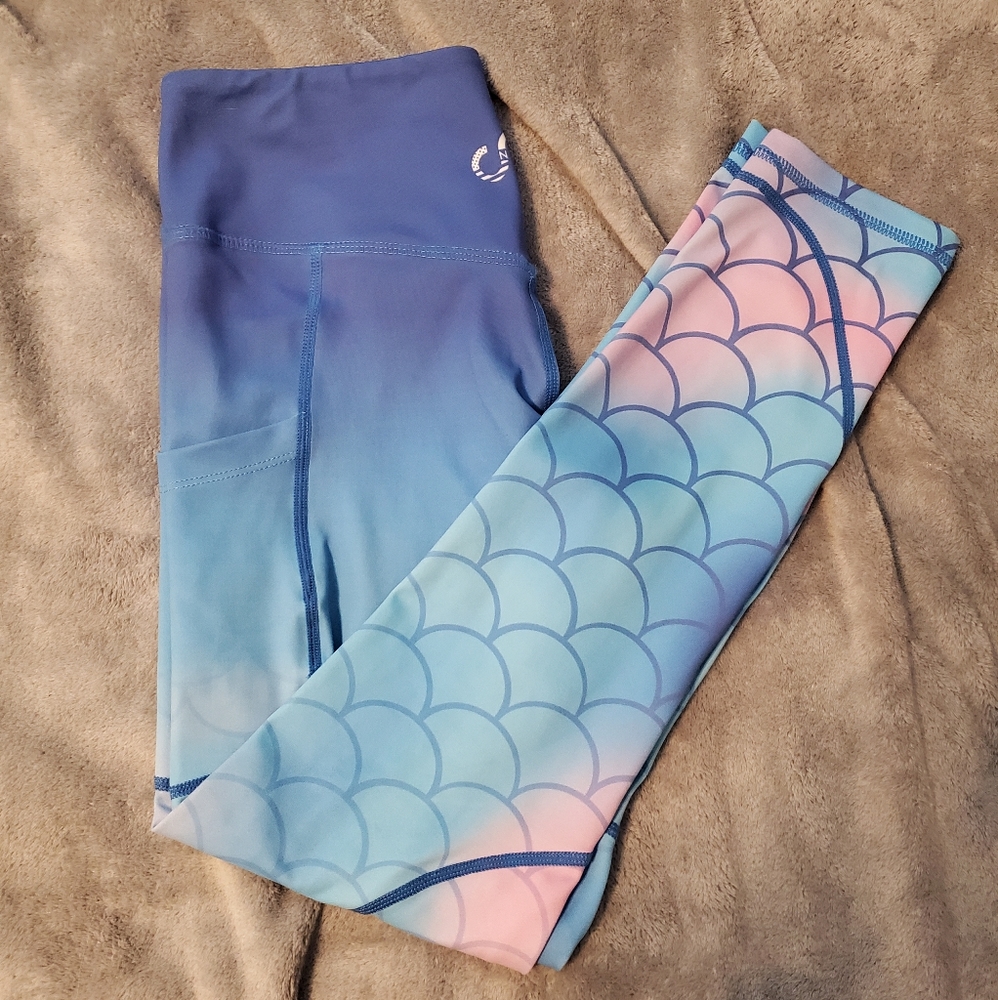 Curves n Combat Boots Mermaid Leggings